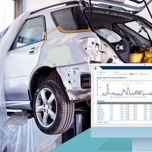 Der Green Repair Tracker bietet die Möglichkeit, die Quote von Instandsetzen vs. Austauschen zu analysieren. In der Pro-Version können zusätzlich die CO₂-Emissionen beider Reparaturwege ermittelt und transparent ausgewiesen werden. (Bild:  DAT)