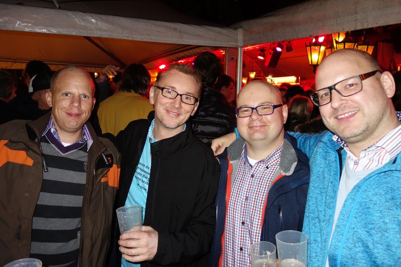 (v. l.) Frederik Wilmesmeier, ALSO, Andreas Henschke, Lasmex, Oliver Seeger, iiyama und Horst Günther, Zotac ()