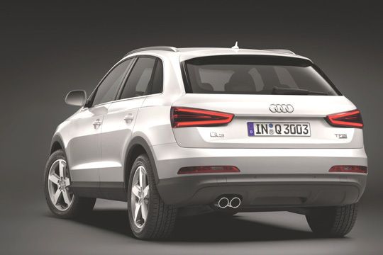 Angetrieben wird der Audi Q3 von direkteinspritzenden Zweiliter-Vierzylinder-Motoren (Benziner TFSI und Diesel TDI), die zwischen 140 und 211 PS leisten. (Archiv: Vogel Business Media)