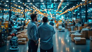 KI macht Materialbewegungen in Echtzeit transparent, beschleunigt Abläufe und optimiert die Mengenplanung. (Bild: KI-generiert)