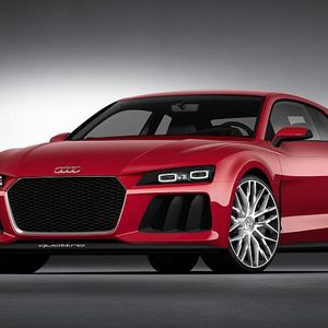 Auch die Designstudie Audi Quattro Concept ist mit den schicken Mini-Scheinwerfern in Lasertechnik ausgestattet.(Foto:  Audi)