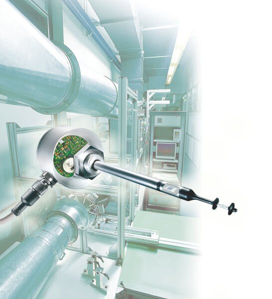 Mit dem Strömungssensor SS 20.500 lässt sich der Volumenstrom in Biogasanlagen sicher und unkompliziert bestimmen.  (Bild: Schmidt)