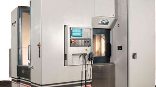 Kompakt, schnell und genau: Das 5-Achs-Horizontal-Bearbeitungszentrum von Rais verbindet die Vorteile der Horizontalbearbeitung mit geringem Platzbedarf. (Bild: Argonag)