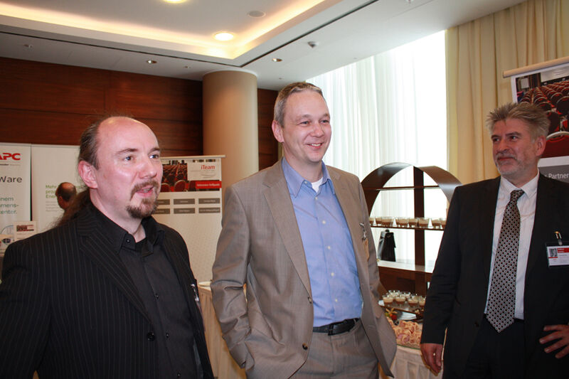Christian Gehrke, Computer Manufaktur GmbH, Tim Lange, Die Netz-Werker AG, und Andreas Lemcke PI Informatik GmbH (Archiv: Vogel Business Media)