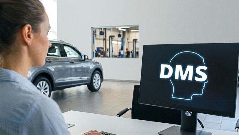 Was leistet welches DMS? »kfz-betrieb« will Händlern einen Marktüberblick geben und startet deswegen jetzt eine Marktbefragung unter DMS-Anbietern. Die Ergebnisse sollen im Herbst veröffentlicht werden.(Bild:  Gemini / KI-generiert)