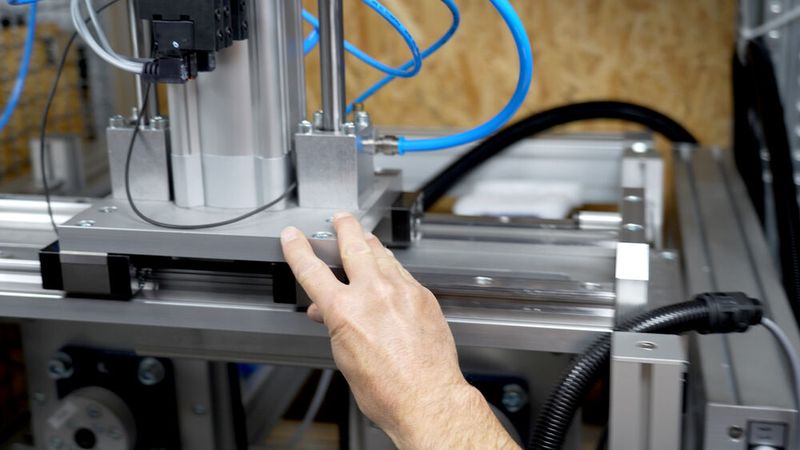 In den Prüfmaschinen von Zedler sind viele Komponenten von Norelem verbaut, etwa Profilführungsschienen mit Führungswagen sowie Arretierbolzen, die eine Veränderung der Arretierstellung durch Querkräfte verhindern. (Bild: Zedler-Institut/Norelem)