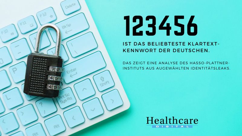 Das beliebteste Passwort der Deutschen ist 123456, dicht gefolgt von 123456789, wie eine Analyse des Hasso-Plattner-Instituts zeigt. Ein Drittel der Internetnutzer gibt in einer Bitkom-Umfrage zudem an, dasselbe Passwort für verschiedene Dienste zu verwenden. (Hasso-Plattner-Institut / Bitkom)