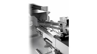 Injection V-Line Plunger on the Sodick GL30-LP injection mould machine to be shown at Mach. (Source: Sodick)
