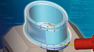 hypermill Best Fit bietet eine automatische Bauteilausrichtung in Echtzeit direkt im CAM-System. (Bild: Open Mind)