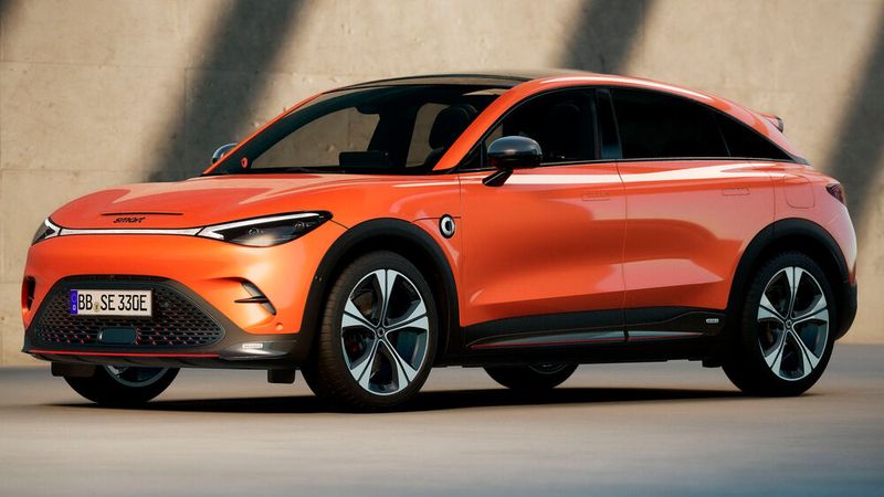 Smart verpasst seinem E-Crossover ein Fließheck. (Bild: Smart)