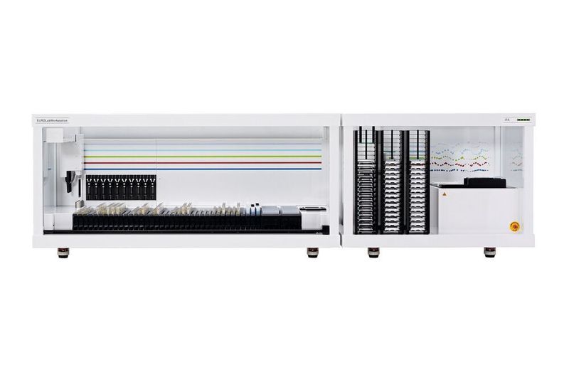 Die Eurolab-Workstation Elisa automatisiert die Labordiagnostik. (Hermle)