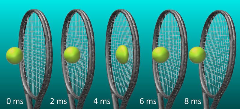 Gleichzeitig müssen die nötigen Schwingungen übertragen werden, damit der Spieler die Eigenschaften des Schlages „fühlen“ kann. (Ansys)