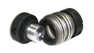 Die Metallbalgkupplung vom Typ 960 ist bis zu einem Außendurchmesser von 101 mm erhältlich.  Bild: ÜV Überlastschutz und Verbindungssysteme (Archiv: Vogel Business Media)