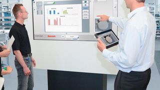 Intelligente Vernetzung: Höhere Effizienz durch permanent aktualisierte Informationen für alle Beteiligten. (Bild: Bosch Rexroth)