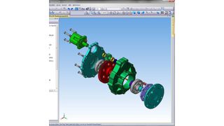 Übersichtliche Darstellung eines Produktsystems in Kompas-3D: Der Leistungsumfang des 2D-/3D CAD-Systems reicht von Entwurf bis Rendering. (Bild: Ascon)