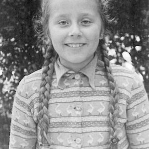 Margrit als Schülerin.