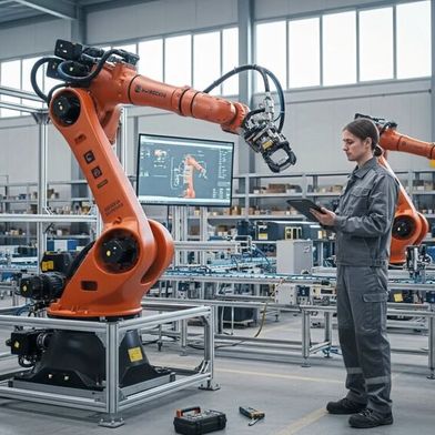 Intel's Robotics AI Suite: The developer tools aim to make applications with AI and edge computing simpler. (Image:Stable Diffusion / AI-generated)