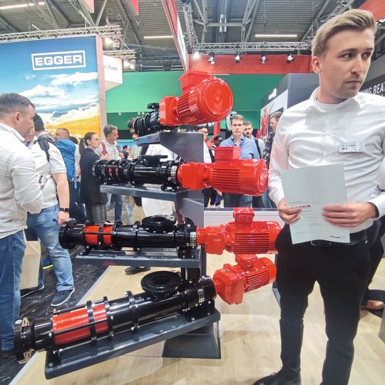 Auf der Ifat adressiert Vogelsang mit neuen Varianten des Rotacut-Zerkleinerers und der Hicone-Pumpen gezielt die Wasser-Wirtschaft.(Bild:  PROCESS/Stephan)