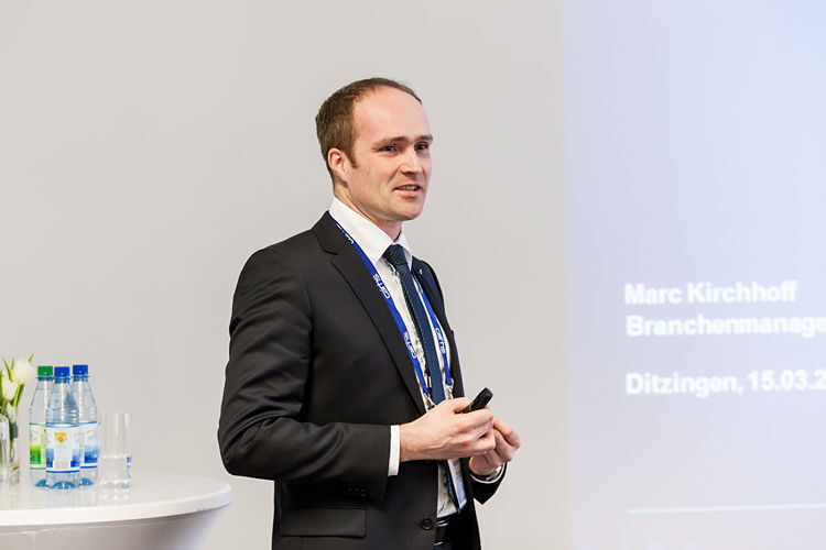 Marc Kirchhoff, Branchenmanagement E-Mobility / Leichtbau bei Trumpf Laser- und Systemtechnik. (Foto: Stefan Bausewein)