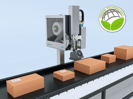 Whether the product is moving or stationary at the time of labeling and from which side labels are applied are important factors in choosing the right labeling system.(Image: Cab product technology)