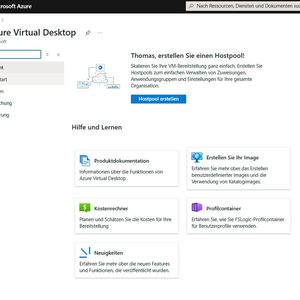 Azure Virtual Desktop steht über Azure Local ebenfalls bereit und ergänzt die Möglichkeiten von Microsoft 365 Local um virtuelle PCs, ähnlich zu Windows 365.(Bild:  Joos | Microsoft)