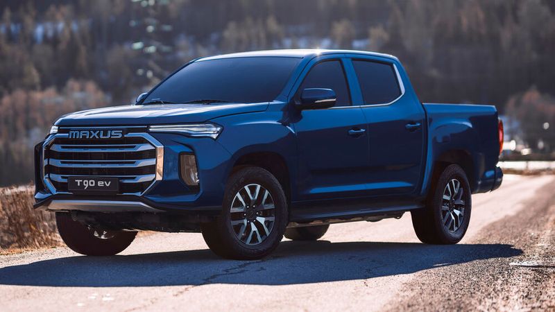 Der E-Pick-up Maxus T90 EV ist ab sofort in Deutschland bestellbar. (Bild: Maxus)