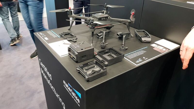 Eine fast ausschließlich 3D-gedruckte Drohne gehört zur erfolgreichen 3D-Druck-Anwendung im Bereich der zertifizierten Fertigung bei Materialise. (D.Quitter/konstruktionspraxis)