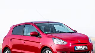 Als Colt-Nachfolger steht der neue Mitsubishi Space Star seit 13. April zu Preisen ab 8.990 Euro bei den Händlern. (Foto: Mitsubishi)