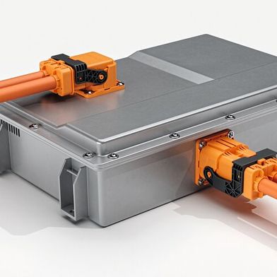 HV-Steckverbinder: Der Kabelsteckverbinder HVR280 ist in rechtwinkliger und gerader Ausführung verfügbar und ist für den Einsatz in Batteriepacks, Antriebseinheiten, Power Distribution Units und Invertern von Elektro- und Hybridfahrzeugen ausgelegt. (Bild: Rosenberger)