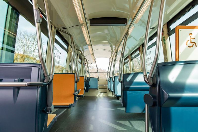 Alstom und NTL haben heute in Düppigheim (Elsass, Frankreich) den Aptis-Bus, vorgestellt. Es handelt sich dabei um eine komplett elektrisch betriebene Mobilitätslösung. (Alstom)