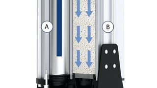 Der Adsorptionstrockner Hydra-D von IMI Norgren ist mit zwei Kammern ausgestattet: während die eine die Druckluft trocknet, kann die andere das Trockenmittel regenerieren. (Bild: IMI Precision Engineering)