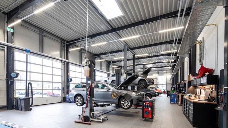 Die Werkstatt für Pkw und Wohnmobile ist 441 Quadratmeter groß. (Bild: Borgers)