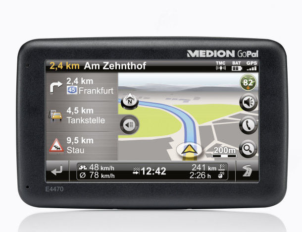 Aldi Nord bietet das Navigationsgerät Medion Gopal E4470 für 129 Euro an. (Bild: Aldi Nord)