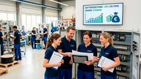 Erfreuliches kann der Zentralverband Elektrotechnik- und Elektronikindustrie (ZVEI) aus Frankfurt am Main berichten! Denn die Auftragslage legt wieder kräftig zu ... (Bild: KI-generiert)