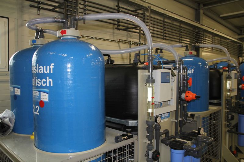 Die Kreislaufwasseranlage mit Reinstwasser ist modular aufgebaut und kann bei Bedarf erweitert werden. (Bild: Itasse)