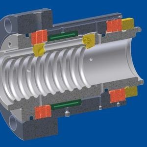 Aufbau einer angetriebenen Mutterneinheit.