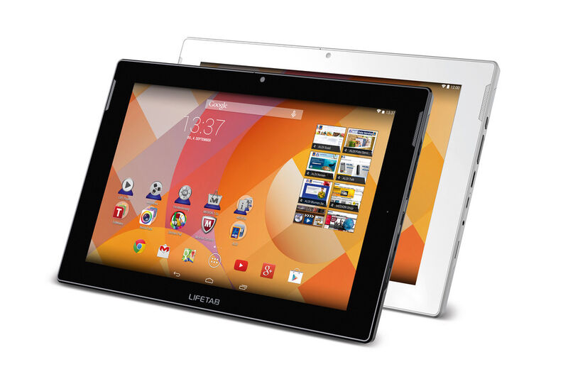 Das Medion-Tablet gibt es in den Süd-Filialen in den Farben Schwarz und Weiß. (Bild: Medion)