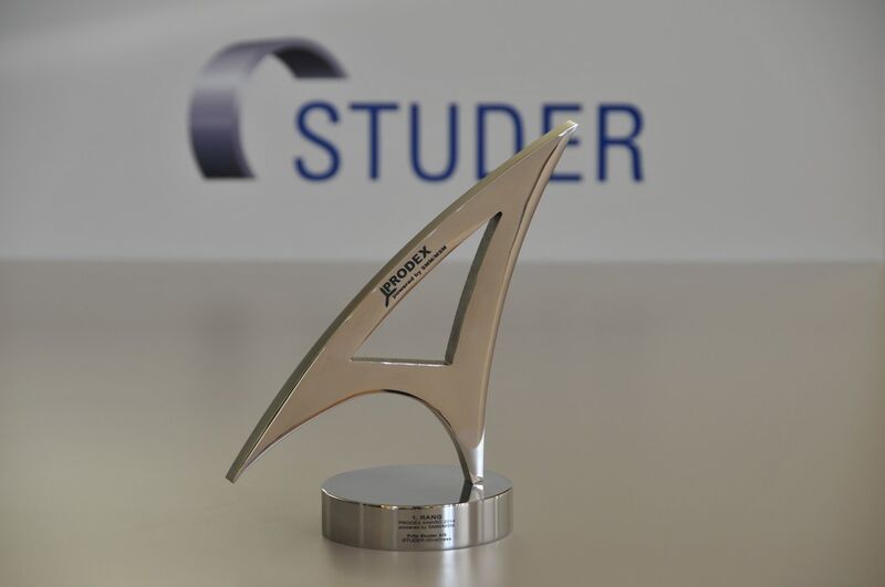 Studer remporte le Prodex Award 2014 pour sa technologie de dressage intégrée à la machine WireDress. (Image: Studer)