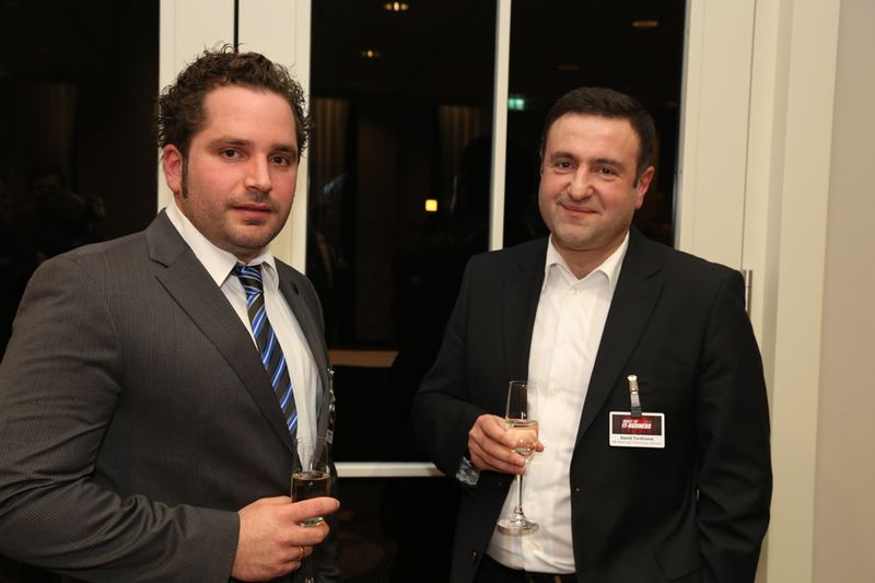 Marc Goldlücke (l.), XFX, und David Tordinava, GfK (IT-BUSINESS)