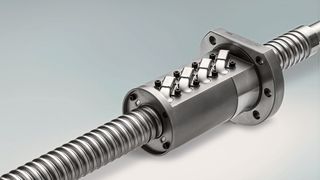 Bei einer neuen Kugelgewindetriebe-Serie von NSK kommt eine neuartige Oberflächenbehandlung zum Einsatz, die zu höherer Verschleißbeständigkeit führen soll. (NSK)