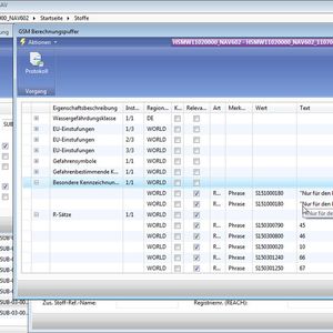 Screenshot der ERP-System integrierten Lösung Microsoft Dynamics NAV.