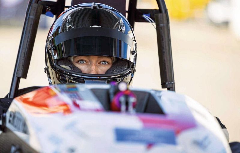 Am Steuer saß Kate Maggetti.  (Bild: Alessandro Della Bella / ETH Zürich)