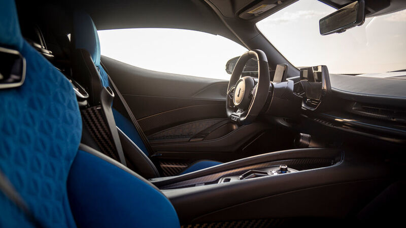 Man sitzt bequem im Battista und er bietet auch ein bisschen mehr Platz als der Bugatti. (James Lipman/Pininfarina)