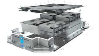 Clean & Tight! Das Konstruktionsbild eines Batteriekastens für Elektroautos. Viele Komponenten müssen dabei miteinander verbunden werden. Es reicht aber nicht, dass sie fest sitzen – alles muss auch noch wasserdicht sein. Wie das geht, weiß Arnold Umformtechnik. (Bild: Arnold Umformtechnik)