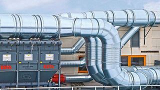 Maßgeschneiderte Absaugtechnik: Selbst Wärmerückgewinnungssysteme können integriert werden. (Bild: Esta)