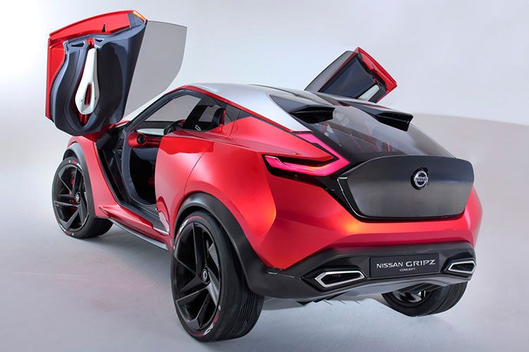 Das Heck erinnert entfernt an den BMW i8. (Foto: Nissan)