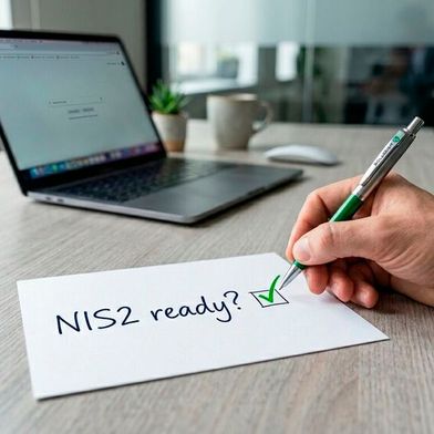 NIS2-ready? Mit dem NIS2 Readiness Check von Enginsight sollen Unternehmen das nun in unter zehn Minuten erfahren können.   (Bild: Gemini / KI-generiert)