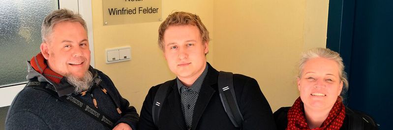 Das Gründerteam des Start-ups Trusted-AI (v.l.n.r.): Winfried Zweig, Tobias Krafft und Professorin Dr. Katharina Anna Zweig.(Bild:  Trusted-AI)