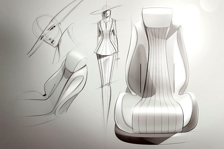 Ein weiterer Blickfang in der neuen E-Klasse sind die Sitze. Sie wirken in ihrer Torsoform ergonomisch-skulptural. (Foto: Daimler)