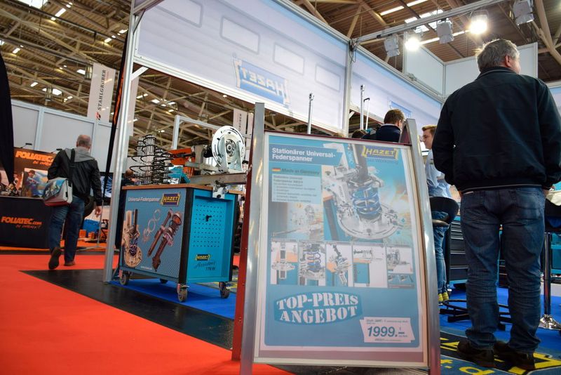 Bei Hazet lockten attraktive Messepreise. (Holz / »kfz-betrieb«)